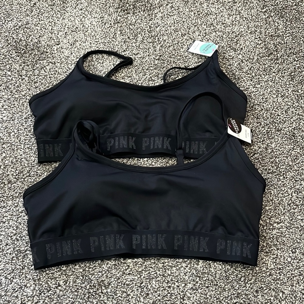 PINK Sports Bras x2